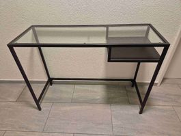 Ikea VittsjöSleek desk with glass top
