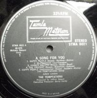 The Temptation A song for you LP ohne Cover in Schutzhülle