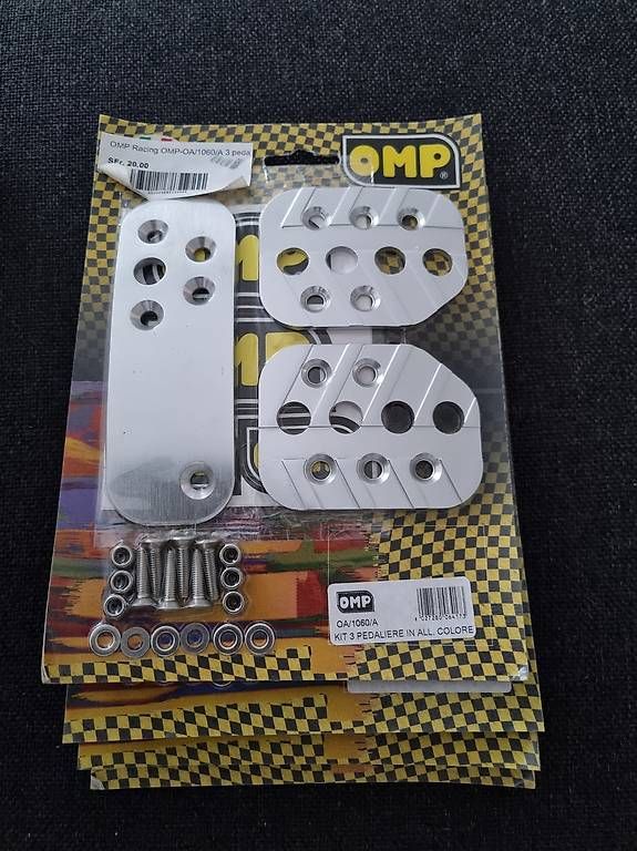 OMP Tutti pezzi di ricambio auto: OMP Alupedal-Set – Nuovo e nell'imballaggio originale da Neunkirch venduto da shrooms
