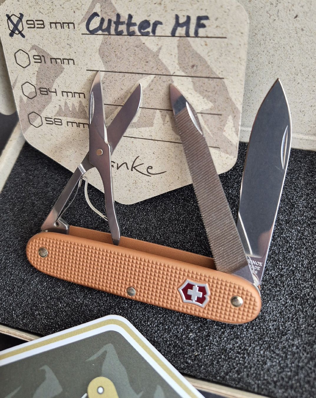 Victorinox Coltelli tascabile: Victorinox alox Cutter MF – Nuovo e nell'imballaggio originale da Thun venduto da patluv