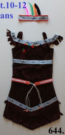 Costume Indienne / Indianerin t.10 - 12 ans      NEU!