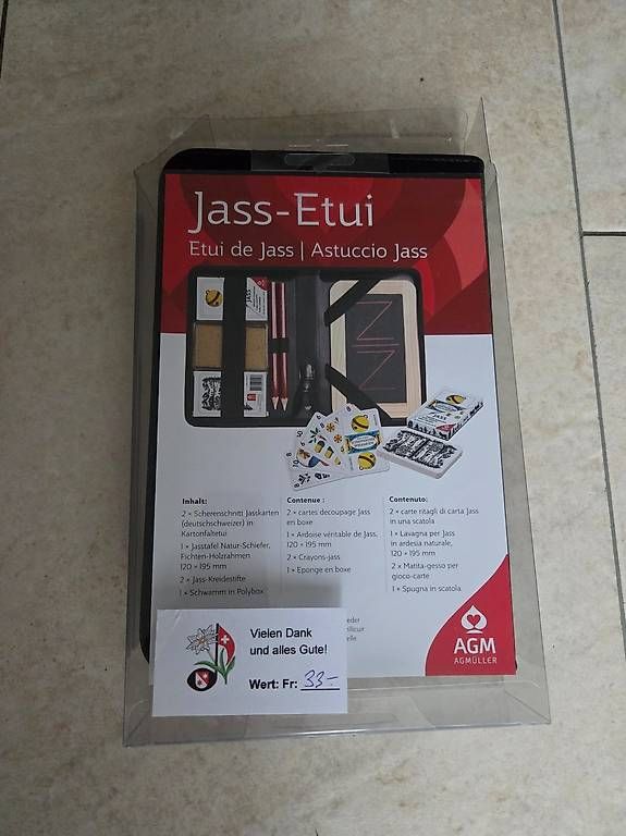 Giochi: Jass-Etui, Neu – Nuovo e nell'imballaggio originale da Triengen venduto da hap_5f5y