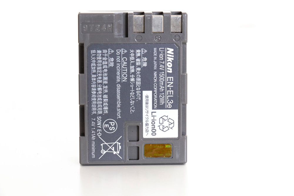 Mspalocell EN-EL3E USB-C 2450mAh Replacement Battery