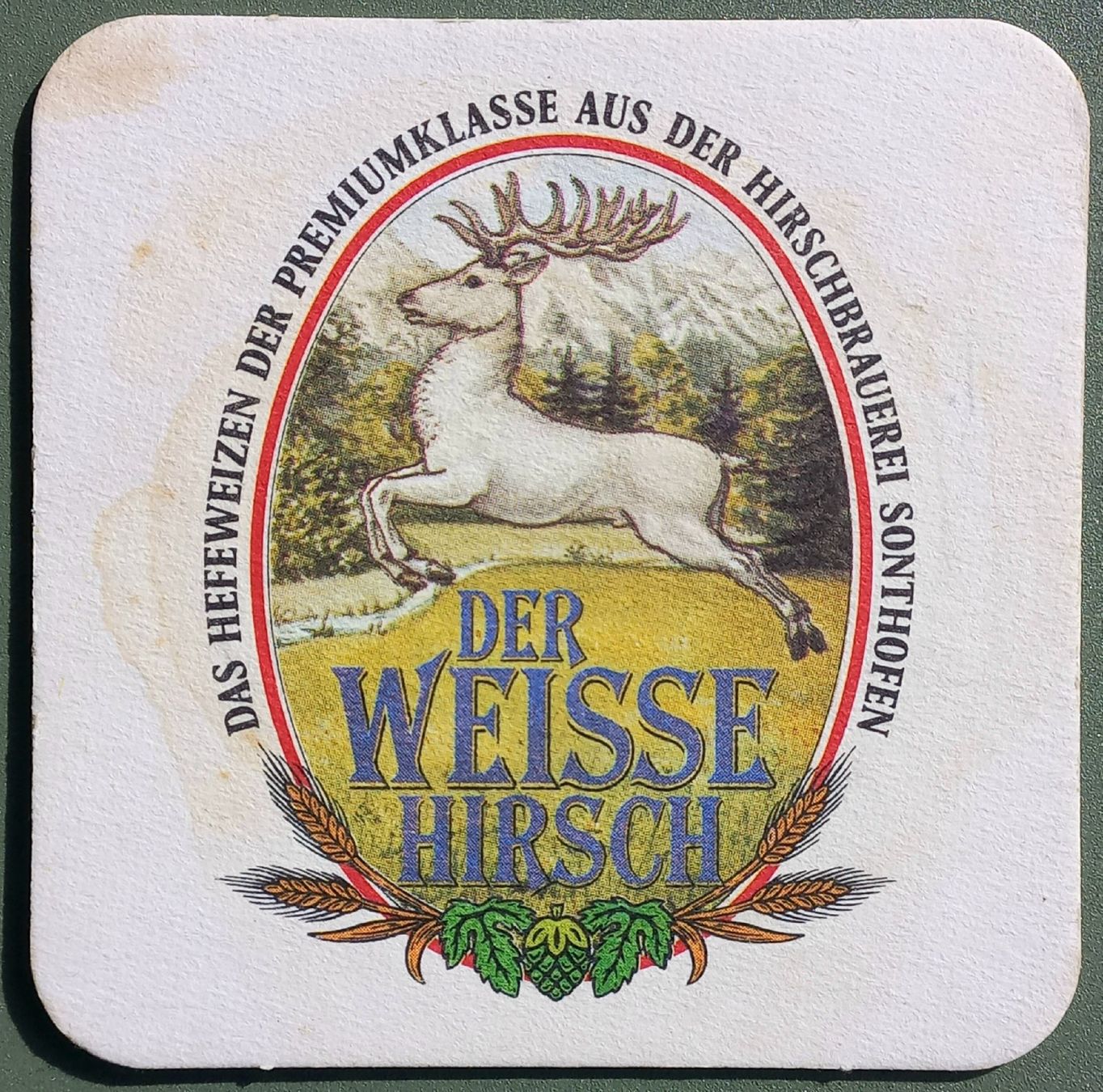 Sottobicchieri: Bierdeckel - Hirsch-Bier - 80er Jahre - D – Usato da Niederuzwil venduto da lubimaja