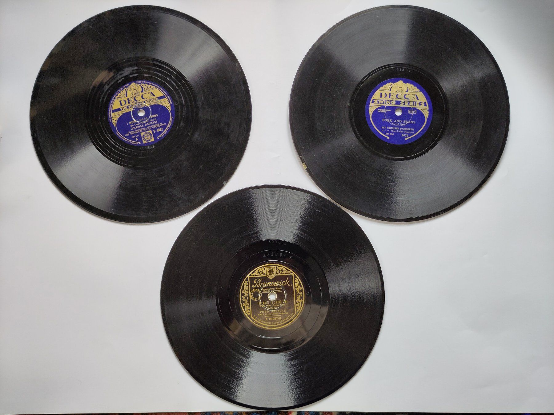 Dischi in vinile: 12 x Swing-Schellacks, Teddy Stauffer, Count Basie in Album – Usato da Schaffhausen venduto da RolfMeister 9