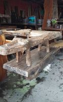 Bank Outdoorbank Holzbank Sitzbank Gartenbank Krokodillbank
