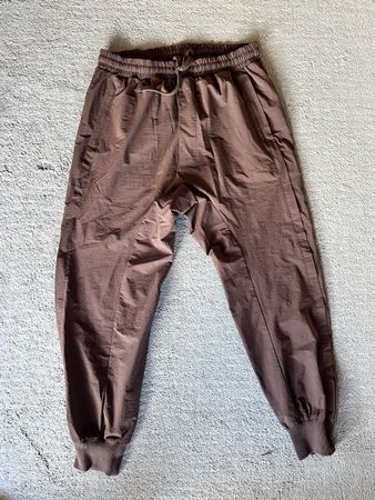 Jogginghose Thom/Krom braun mit Reissverschlusstaschen