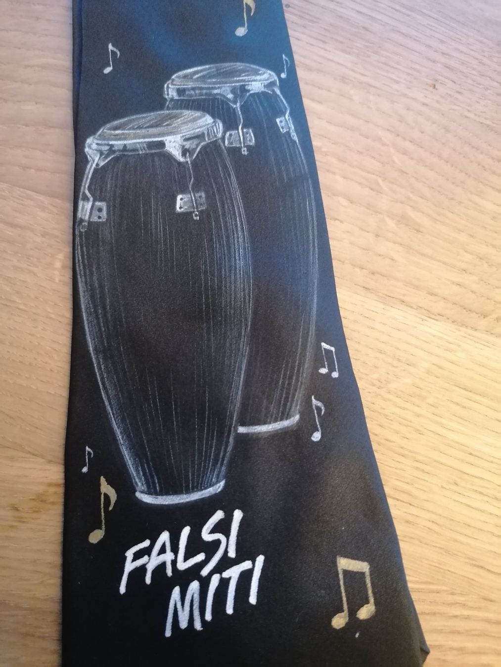 Krawatten: Lando Pobre - Handgemalt Krawatte - Nr. 197 – Gebraucht aus Basel von vintagecollector 2