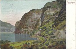 Axenstrasse  u.  Gotthardbahn.