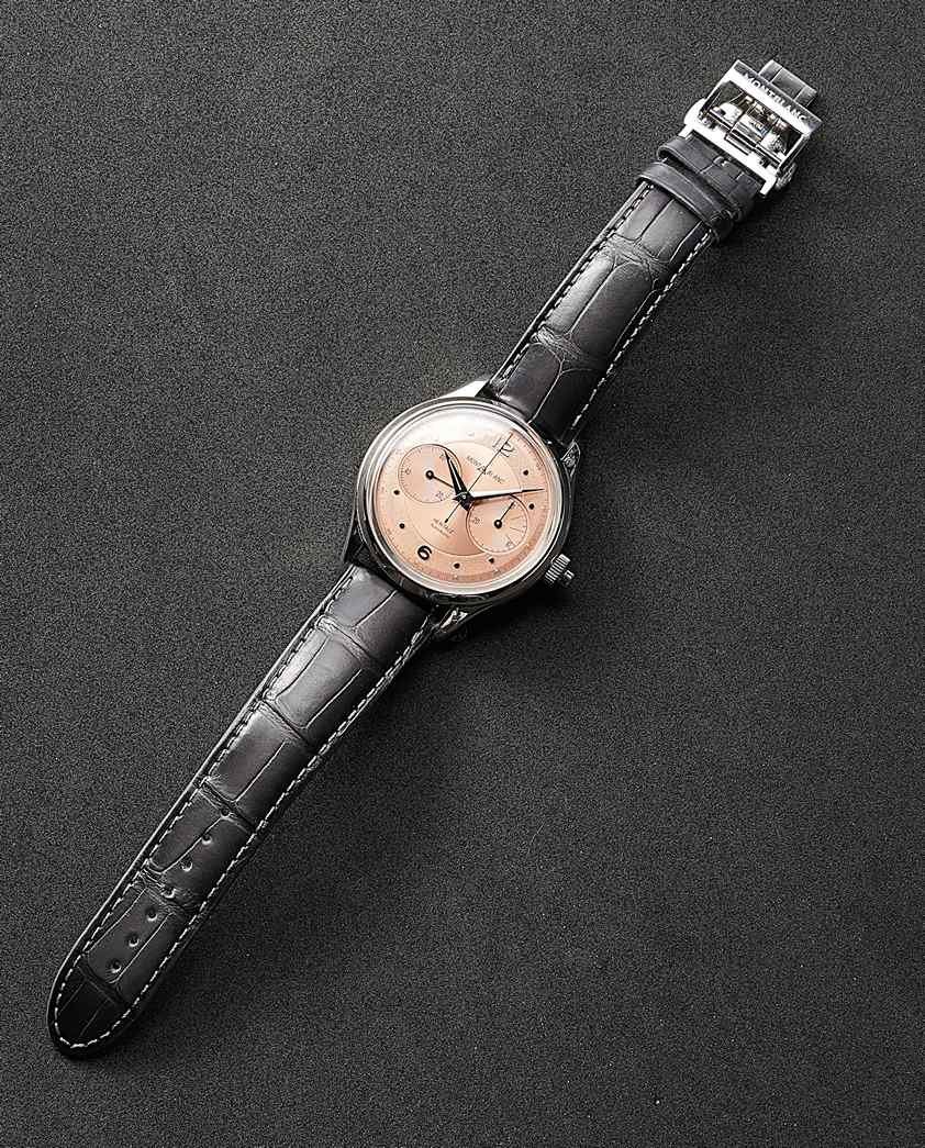 Montblanc Orologi: Montblanc Heritage Monopusher Chronograph,salmon dial,FS – Nuovo e nell'imballaggio originale da Luzern venduto da ChronoScope6004 2
