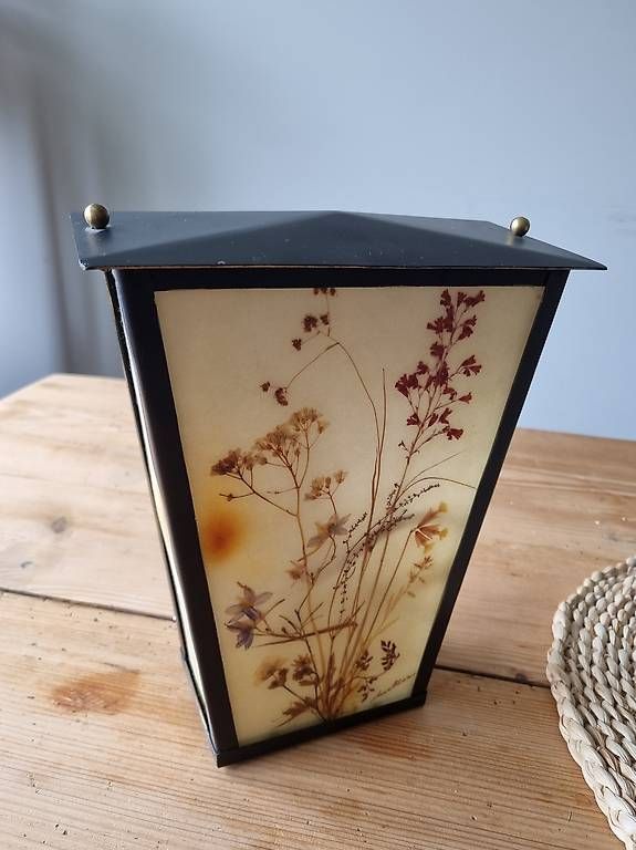 Lampade: Wandlampe Blumen Heu – Usato da Merlischachen venduto da Yaha_