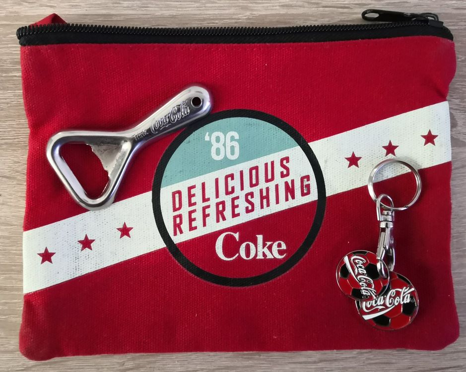 Kleine Tasche Mit Schlüsselring - Weißes Webband - Kaufen