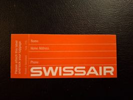 Vintage Rar Sticker Swissair (80er Jahre)
