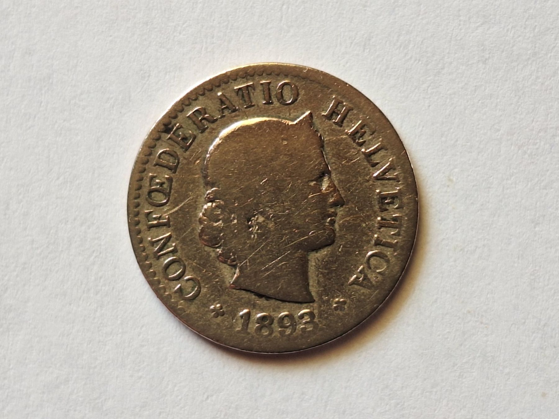 Tutti le monete: 5cts 1893 – Usato da Couvet venduto da zeze03