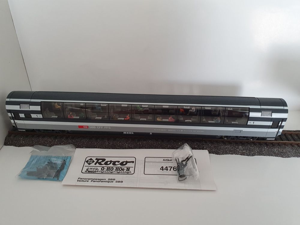 SBB /Panoramawagen Apm 61, 1. Klasse / Roco 44768/ 1:87/ Neu (Neu und ...