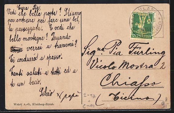 Cartoline postali: Schweizer Alpenpost, Postkutsche auf der – Usato da Berlin venduto da bartko-reher 1