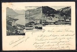 Territet, Gliou, Grand Hotel et le Roche