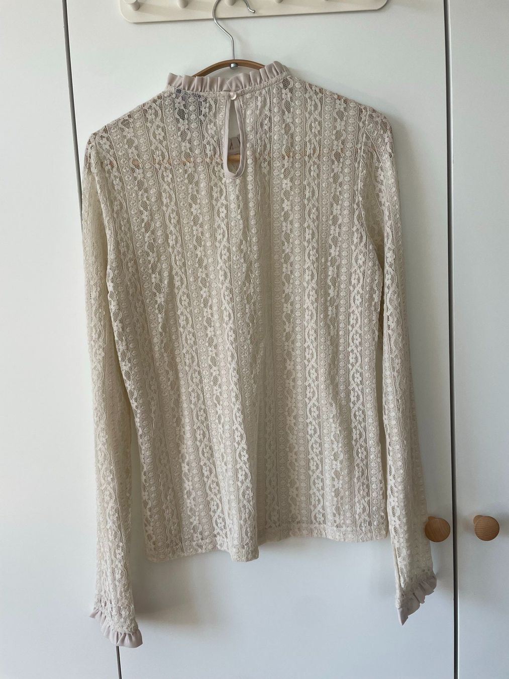 Vero Moda Blusen: Vero Moda Spitzenbluse creme, Gr. S – Gebraucht aus Neukirch an der Thur von bee88 2