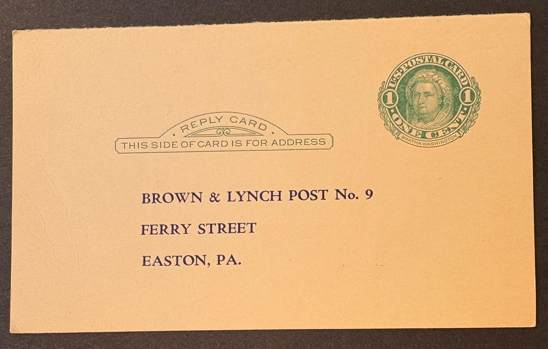 Tous les timbres: POSTKARTE USA 1946 – D'occasion à Ostermundigen par wini63