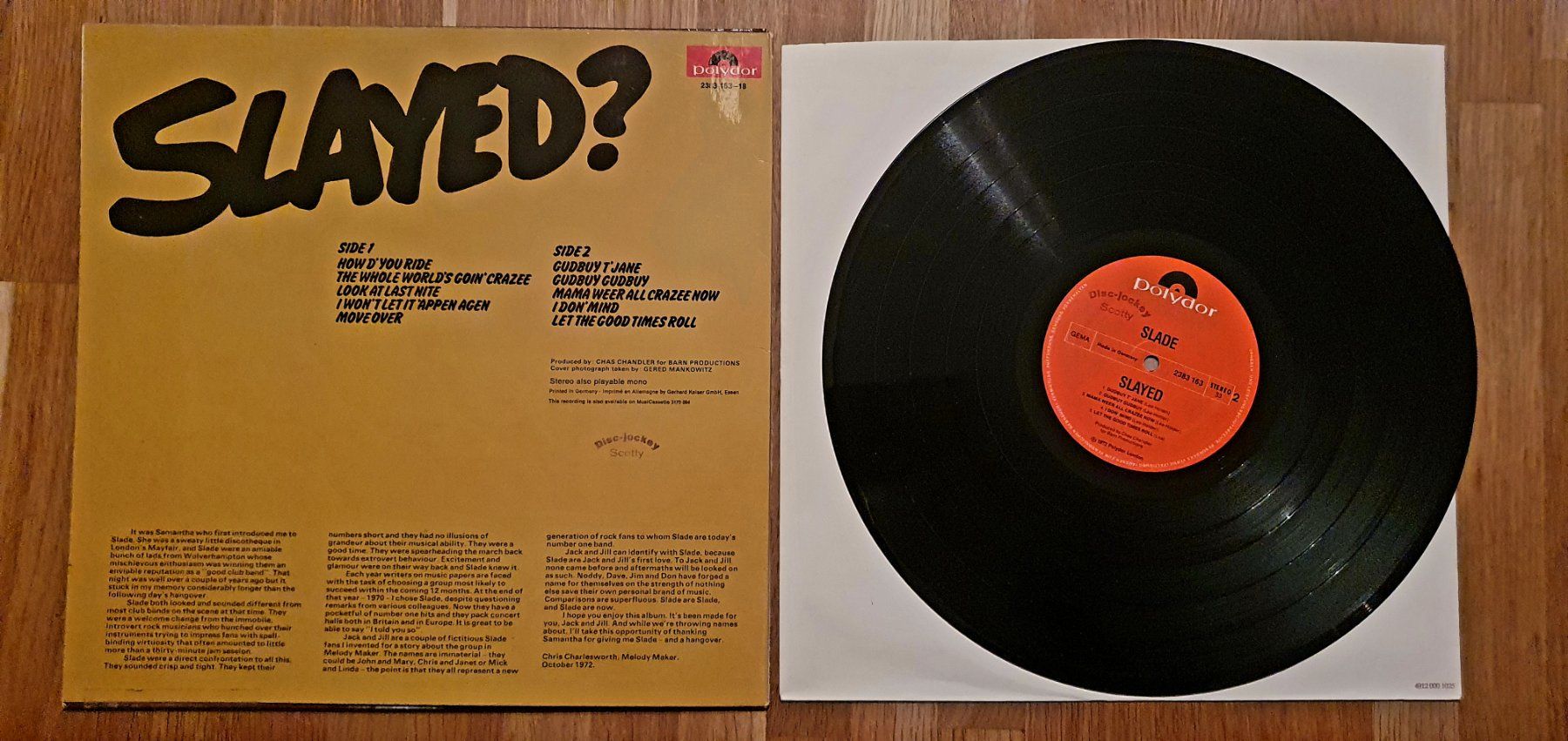 Dischi in vinile: SLADE, Slayed?, LP,  sehr gut! – Usato da Kreuzlingen venduto da Cdschlumpf 1