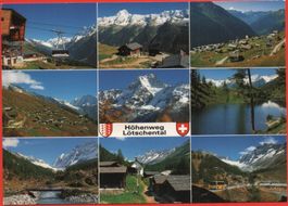 LÖTSCHENTAL Höhenweg Lauchernalp-Fafleralp - Postauto