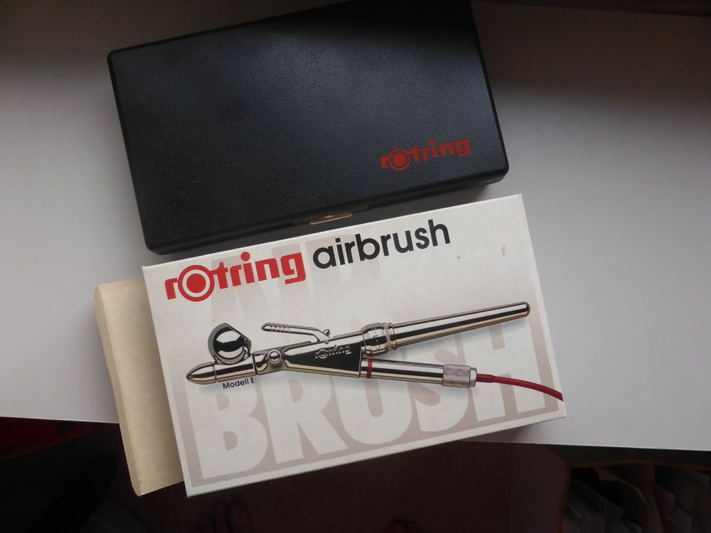 ROTRING AIRBRUSH MODELL E IN OV - OHNE VERBINDUNGSTEIL (Neu (gemäss ...