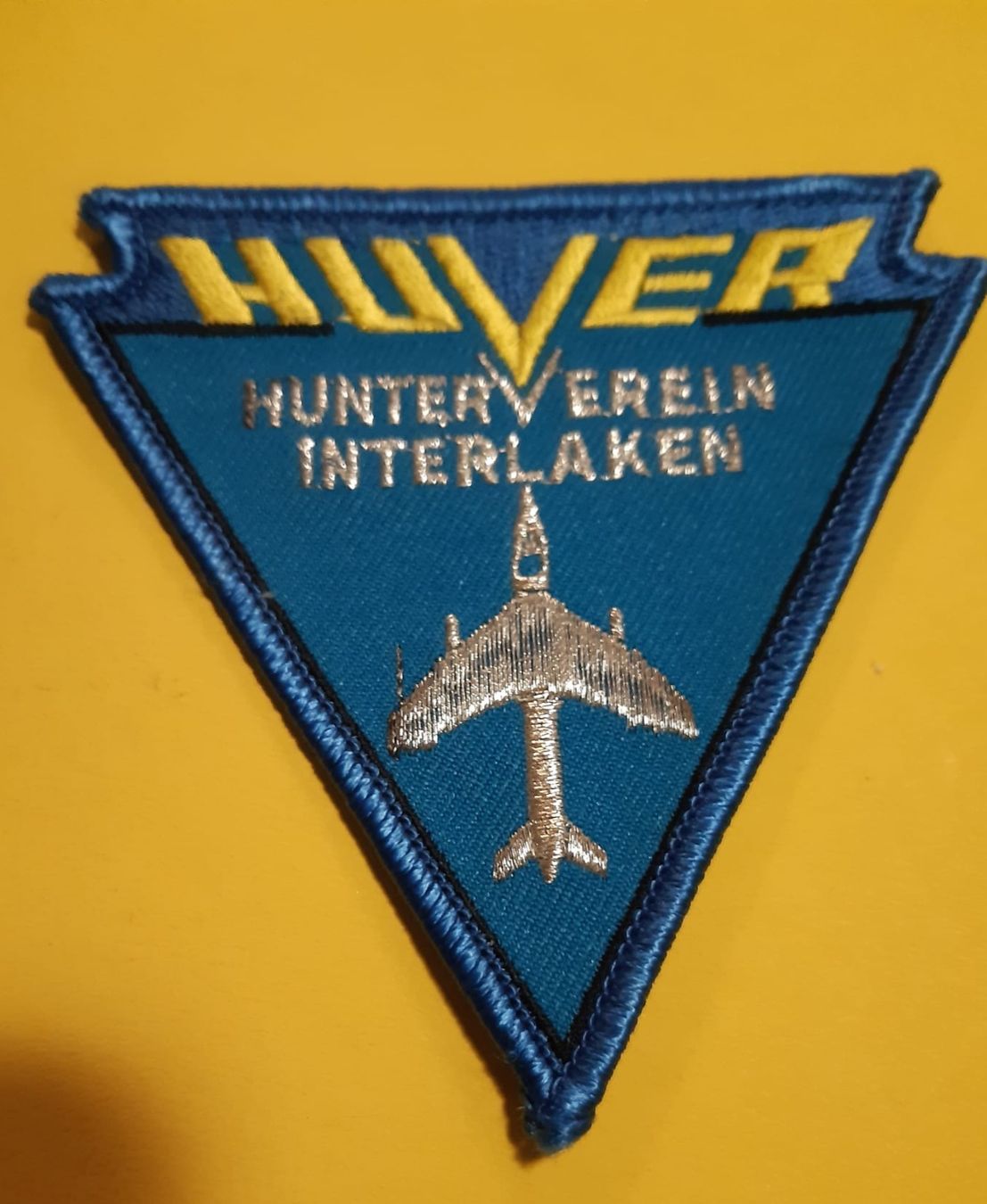 Schweizer Armee Placchette & Badge: Abzeichen/Patch Hunterverein Interlaken neu – Nuovo e nell'imballaggio originale da Derendingen venduto da Nellino01