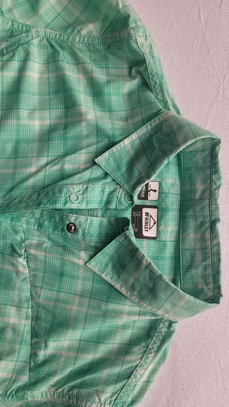 Mckinley Camicette: McKinley Kurzarm-Freizeit Hemd Gr.34 – Usato da Gutenswil venduto da Spomi 1