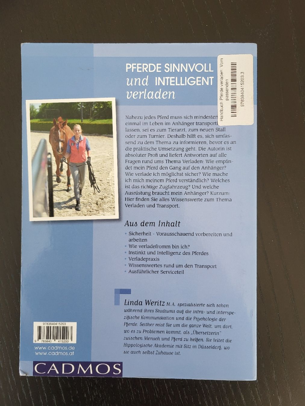 Libri: Handbuch Pferde verladen – Nuovo (secondo la descrizione) da Samstagern venduto da witschan 1
