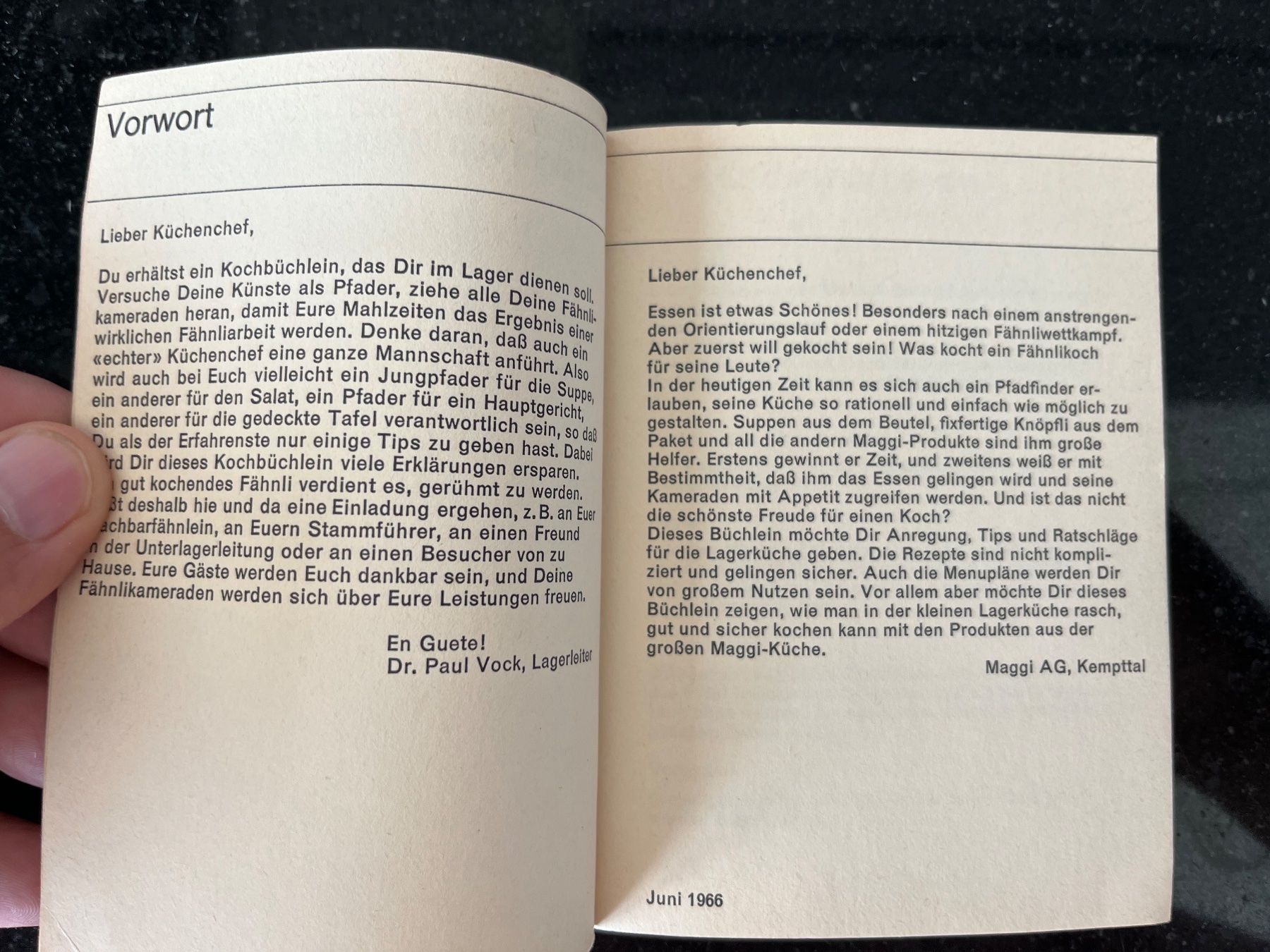 Libri: Büchlein "Die Lagerküche" Maggi AG 1966 – Nuovo (secondo la descrizione) da Zürich venduto da ivo_t9rd 2