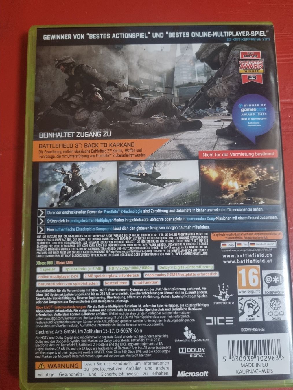 Microsoft Giochi: Battlefield 3 Limited Edition Xbox360 – Usato da Pollegio venduto da Isaiaaaa96 1