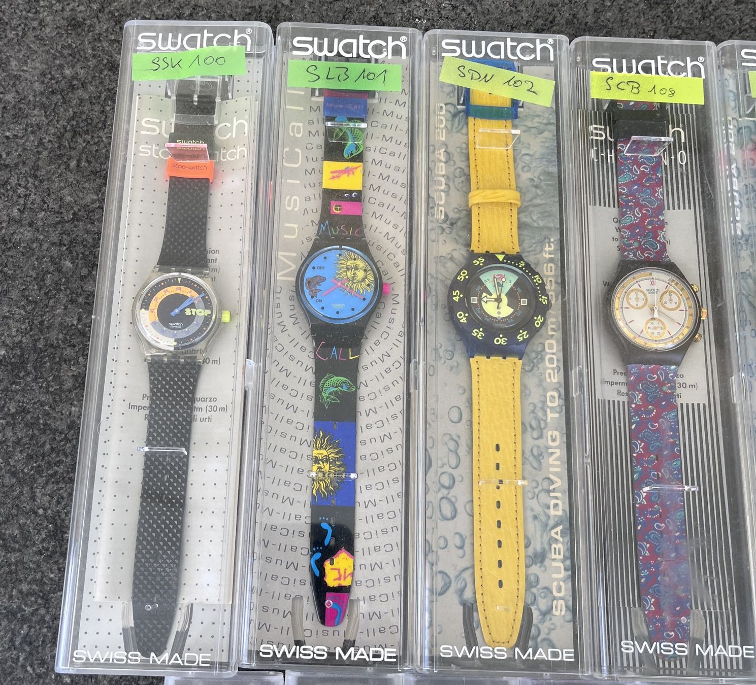 Swatch Orologi: Swatch - Uhren Sammlung 12 St. – Usato da Allschwil venduto da Zermatt 1