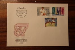 Schweiz 1987 - FDC - Sonderpostmarken II
