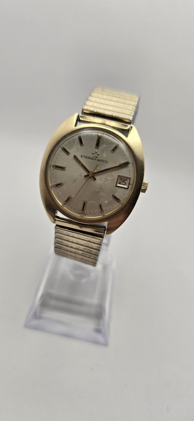 Eterna Uhren: ETERNA-MATIC DATE SWISS MADE UHR – Gebraucht aus Neftenbach von Taschen-Uhren 6