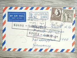 TR80 Enveloppe + Timbre Australie 1959
