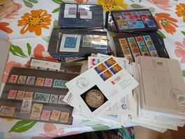collezione filatelia, ch + altro. vari anni