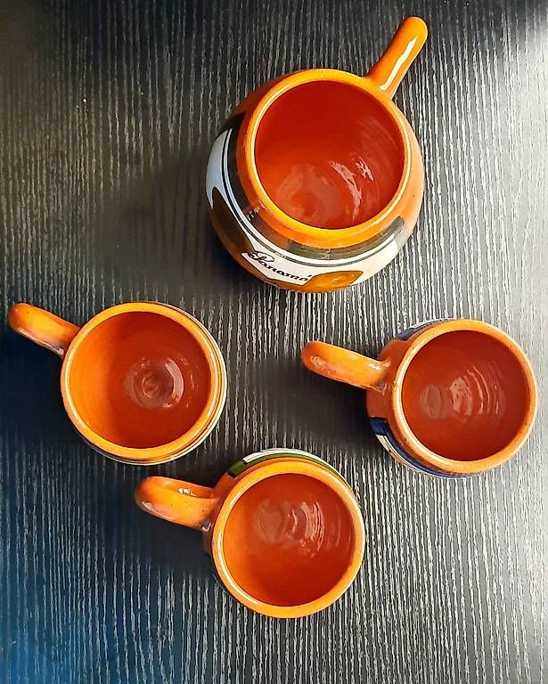Caraffe: handbemalte Tonkrüge aus Panama – Usato da Zürich venduto da mar_fw69 4