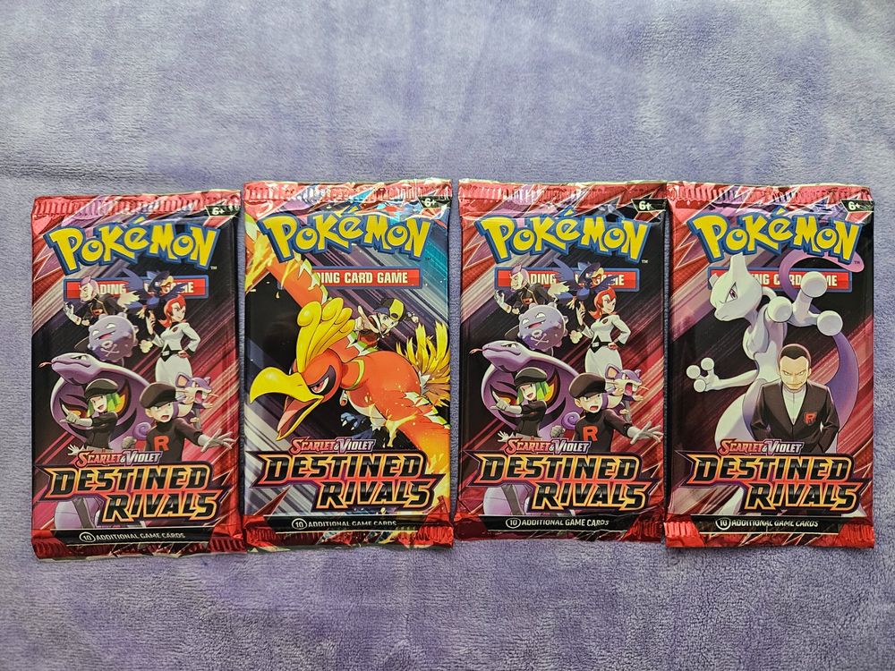 4 Booster Pack Destined Rivals EN (Neu und originalverpackt) in Cham ...