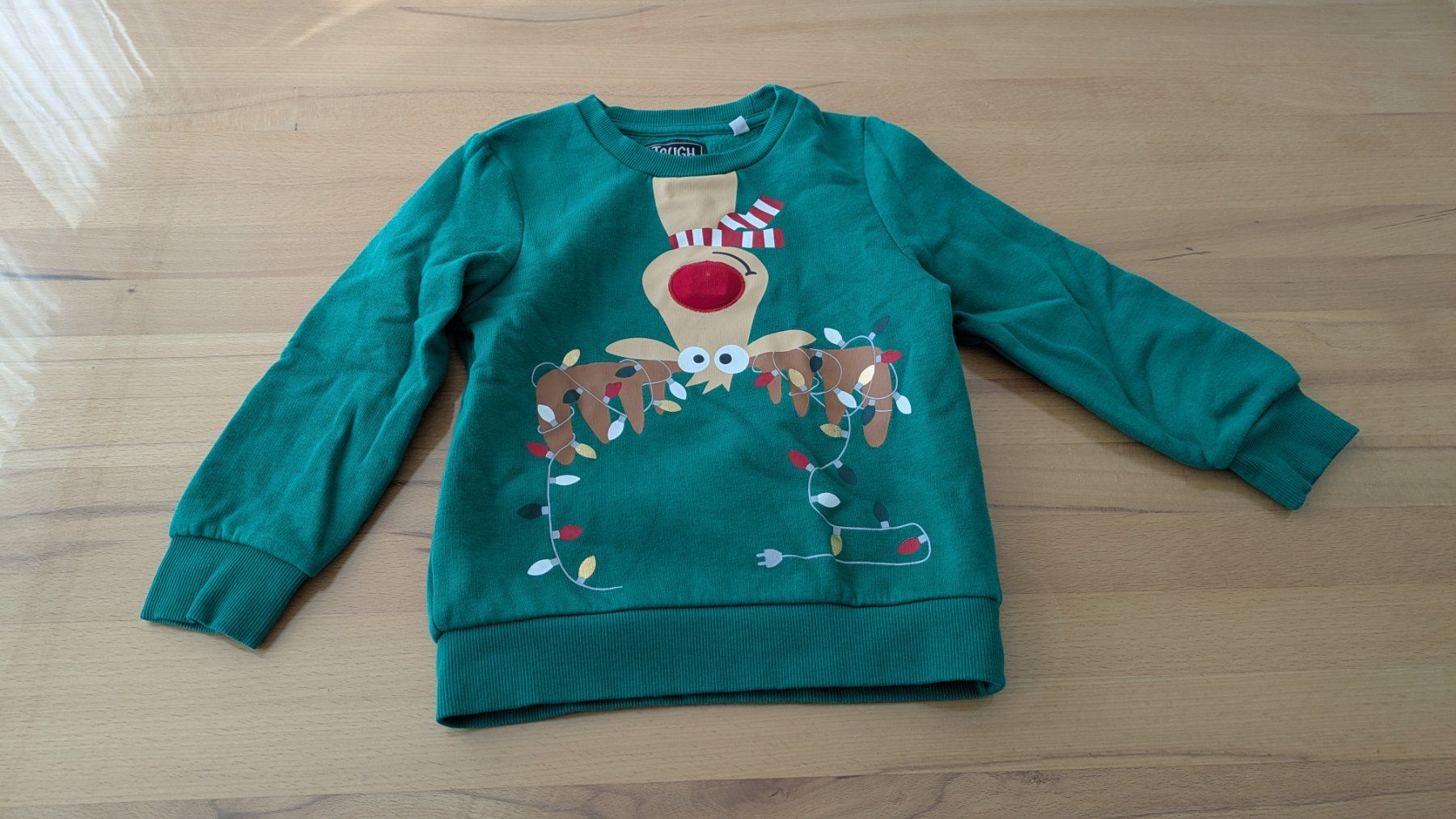 Maglioni & Felpe: XMAS Pullover - Weihnachtspullover -Rudolf - Blinkpulli 110 – Usato da Staufen venduto da Fleby84 2