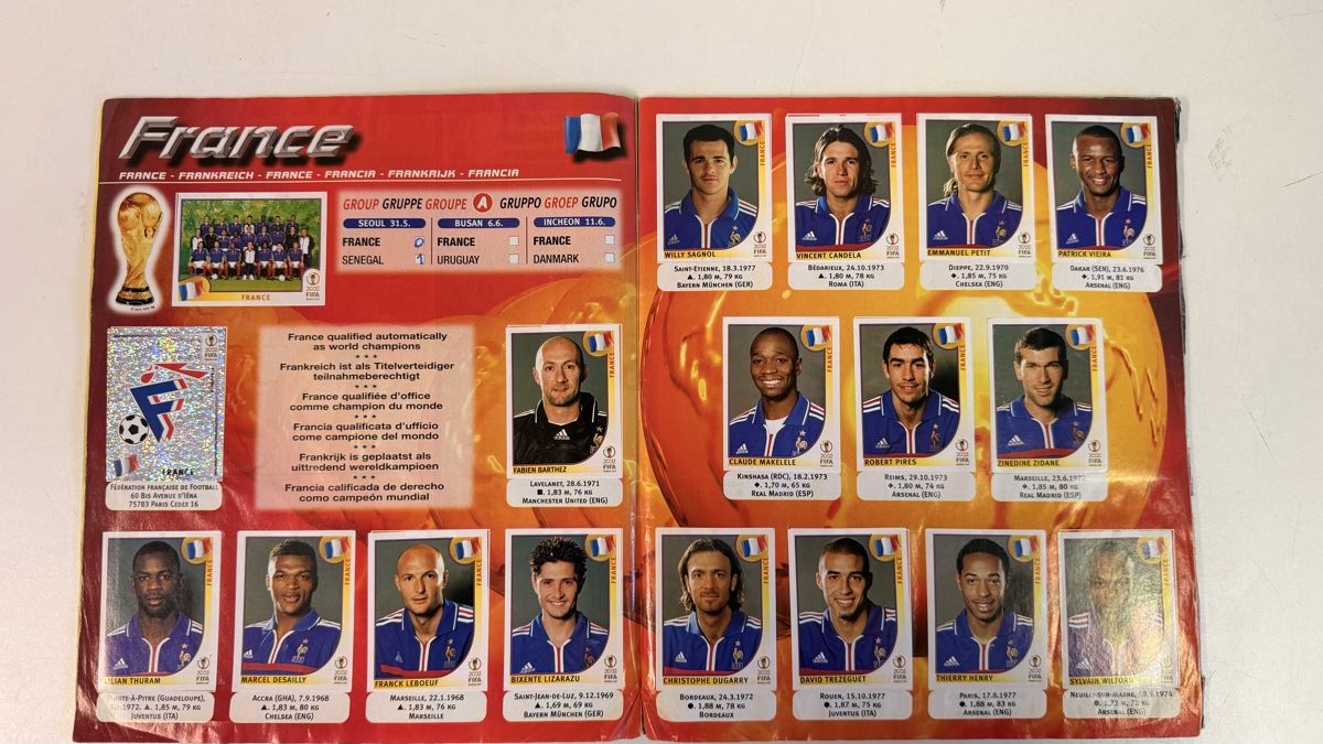 Panini Album: Panini Album 2002 Komplett – Usato da UNTERSIGGENTHAL venduto da s_rzb8 2