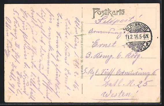 Cartoline postali: Grusskarten-AK Oldenburg /Grossh., Park, – Usato da Berlin venduto da bartko-reher 1