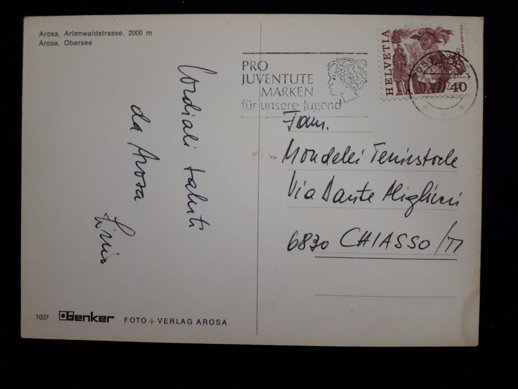 Cartes postales: AROSA 1982 – D'occasion à Ponto Valentino par giorgia06 1