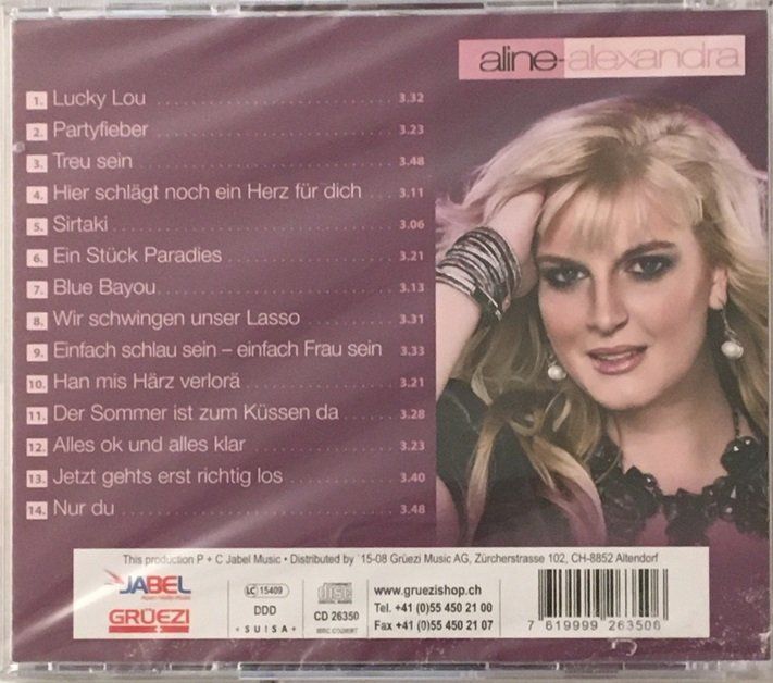CD: Aline-Alexandra - Party-Fieber – Nuovo e nell'imballaggio originale da Grüningen venduto da azulmarron 1