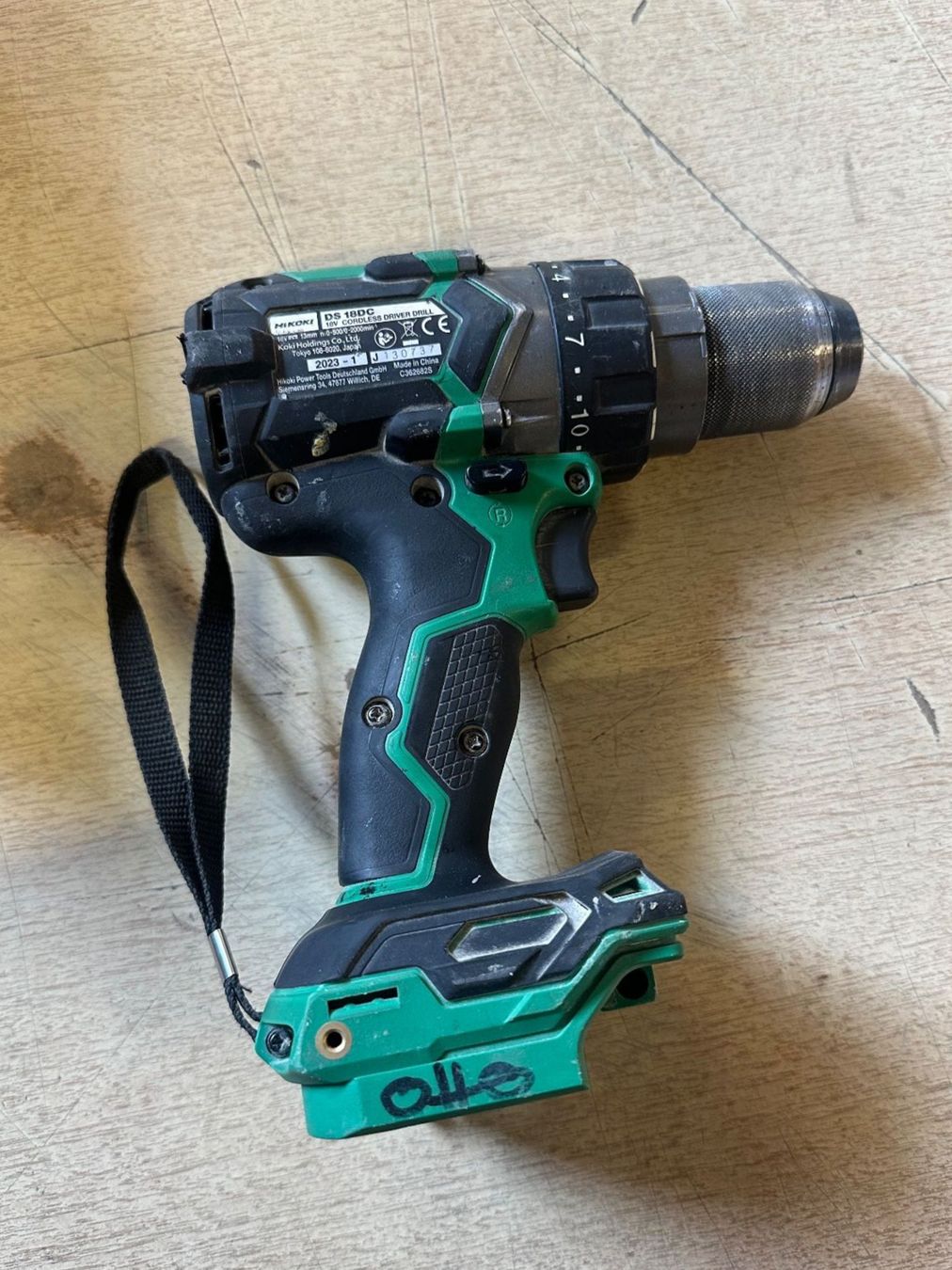 Hitachi Trapani: Hikoki Akku-Bohrschrauber 18 Volt "Brushless" DS18DC – Usato da Uetendorf venduto da Revotool 2