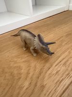 Spielfigur Dinosaurier Triceratops braun gebraucht