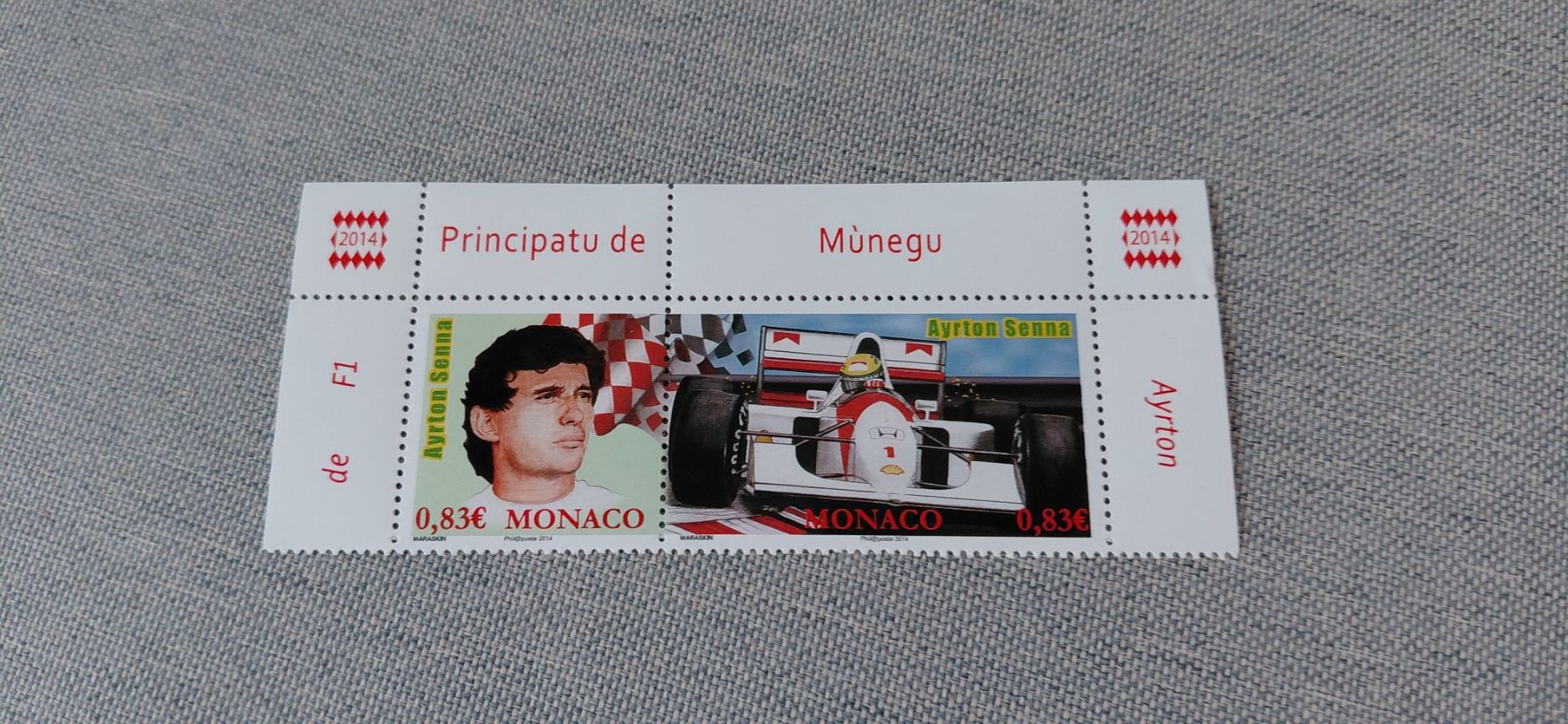 Tutti i francobolli: Briefmarke Ayrton, Senna – Usato da Schmerikon venduto da Olympia04