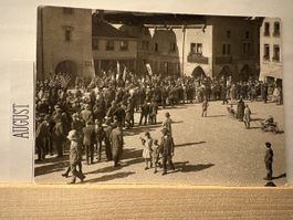 AK von Rathausplatz Thun