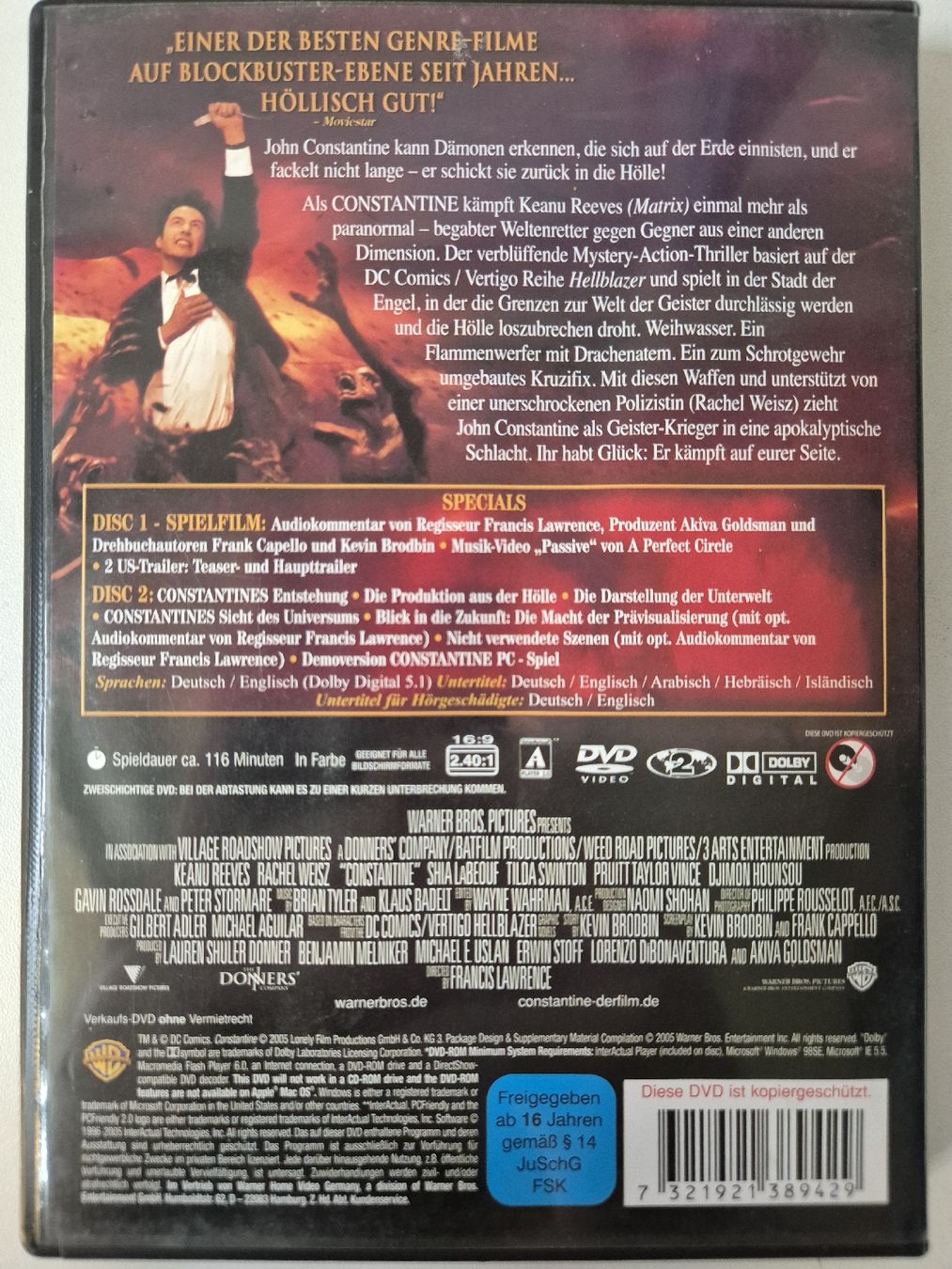 Tutti i DVDs: Constantine DVD – Usato da Lindau venduto da Hammy0740 1