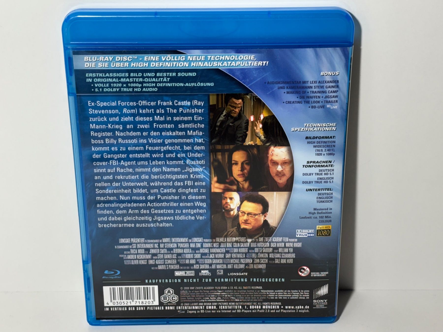 Tous les DVDs: Punisher: War Zone Blu Ray – D'occasion à Wilderswil par Sstriker 1
