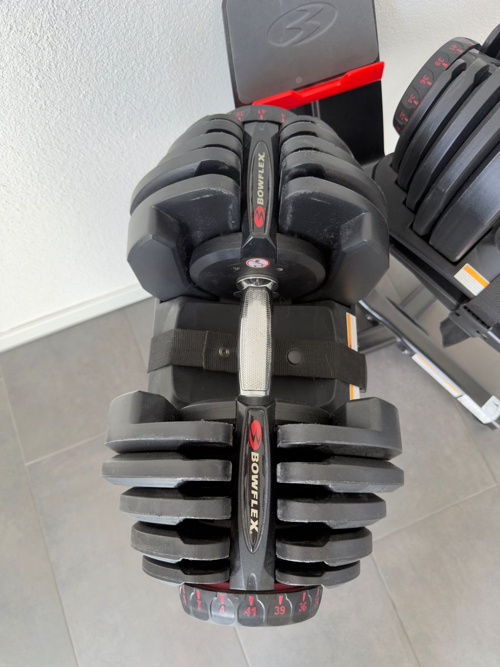 Bowflex Manubri & Pesi: 2x Bowflex 1090i inkl Ständer - 42KG Version – Usato da Niederglatt ZH venduto da Expatriate 3